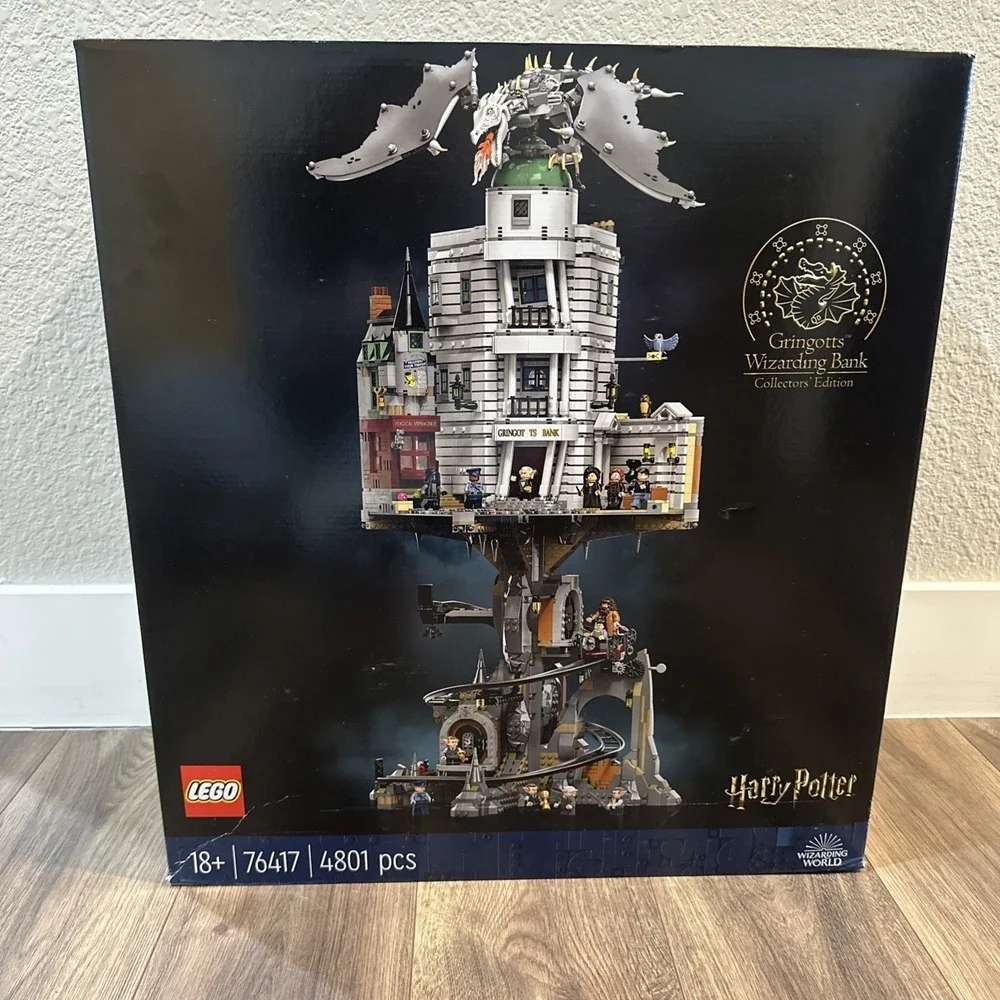 $825  🌙 LEGO Harry Potter Gringotts Wizarding Bank Collector‎ 76417 SEALED